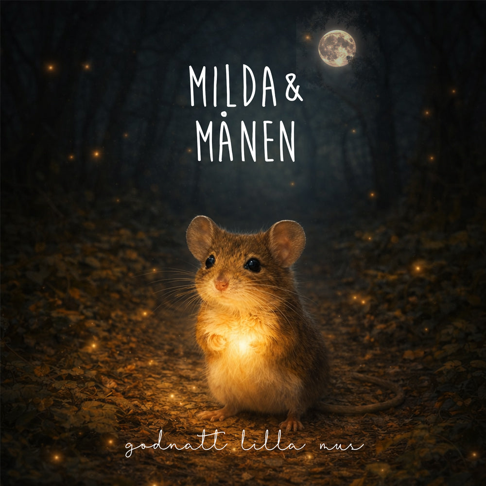 Godnatt lilla mus - Milda & Månen