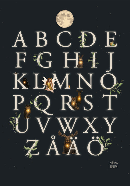 ABC-poster – Milda & Månen