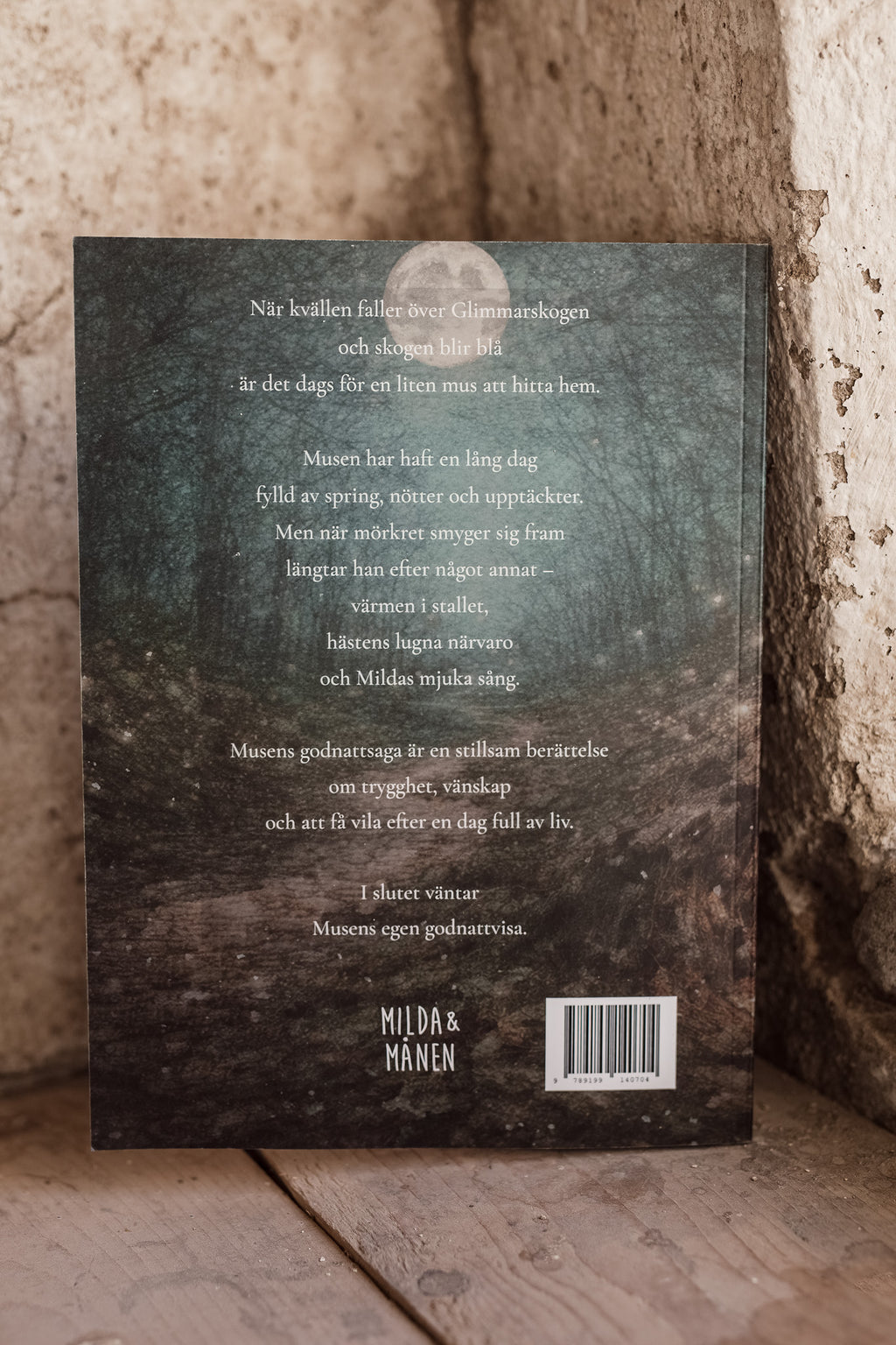 Musens godnattsaga | Milda & Månen (mjukband)