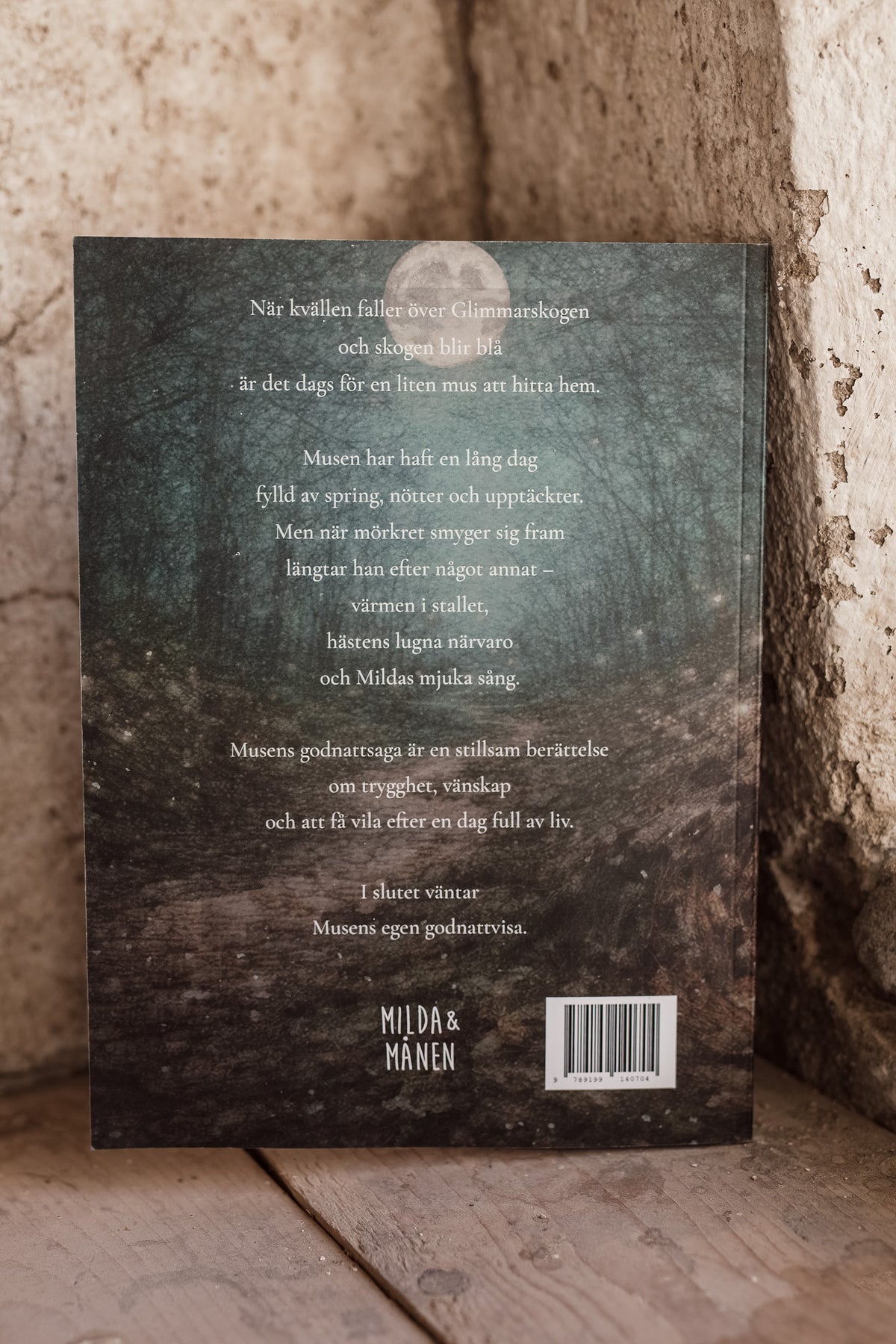 Musens godnattsaga | Milda & Månen (mjukband)