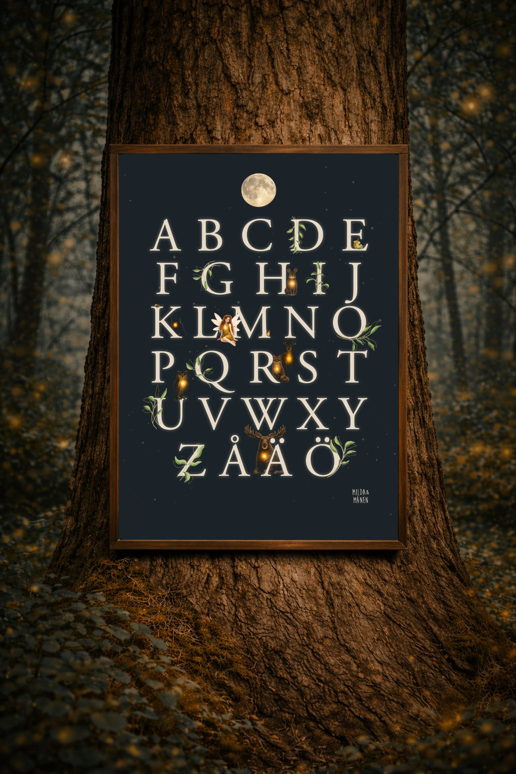 ABC-poster – Milda & Månen
